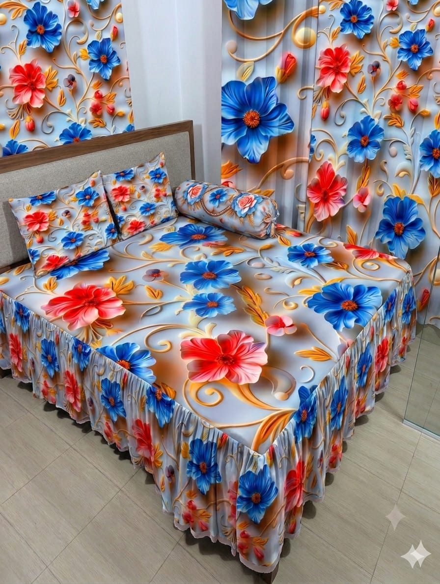 3D প্রিন্টের ওয়াটারপ্রুফ কুচি বেডশীট=92